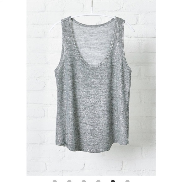 Stella & Dot Tops - Stella & Dot Everybody Metallic Tank